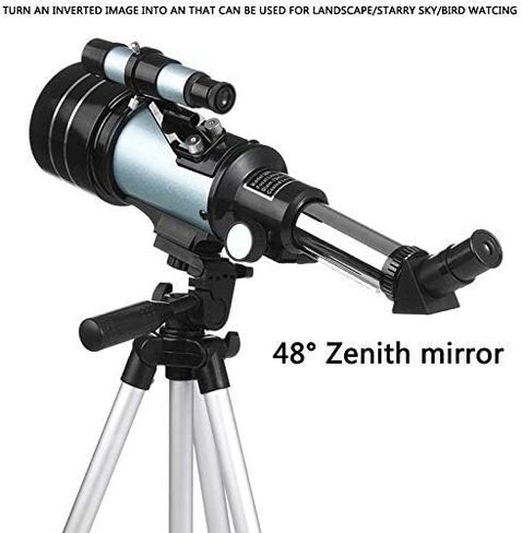 Monoculars for Adults High Power, Astronomical Telescope, 300/70mm Refractor Telescope 150X Lens Monocular Telescope with Phone Holder Adjustable Tripod 3X Barlow Lens Moon Filter Binoculars in Saudi Arabia