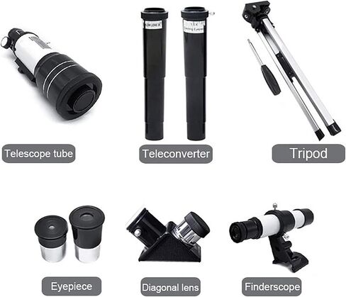 Telescope for Adults, acction Astronomy telescopes for Beginners && Adults, 70mm Aperture Astronomical Refractor Travel Telescope with Finder Scope & Tripod, Astronomy Beginners telescopes Binoculars in Saudi Arabia