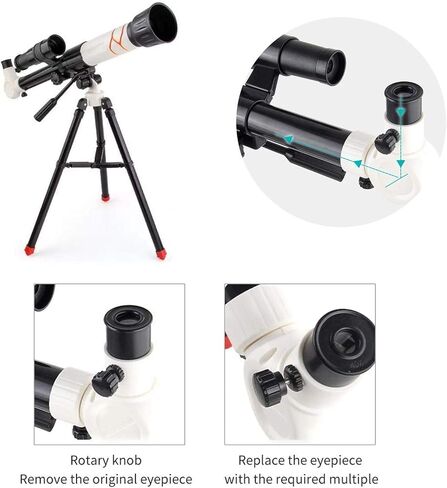Monoculars for Adults High Power, Astronomical Telescope 20-40 Educational Science Refractor Monocular Space Telescope Refractor with and Tripod for Kids Beginners and Astronomy Binoculars in Saudi Arabia
