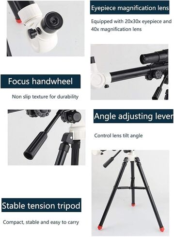 Monoculars for Adults High Power, Astronomical Telescope 20-40 Educational Science Refractor Monocular Space Telescope Refractor with and Tripod for Kids Beginners and Astronomy Binoculars in Saudi Arabia