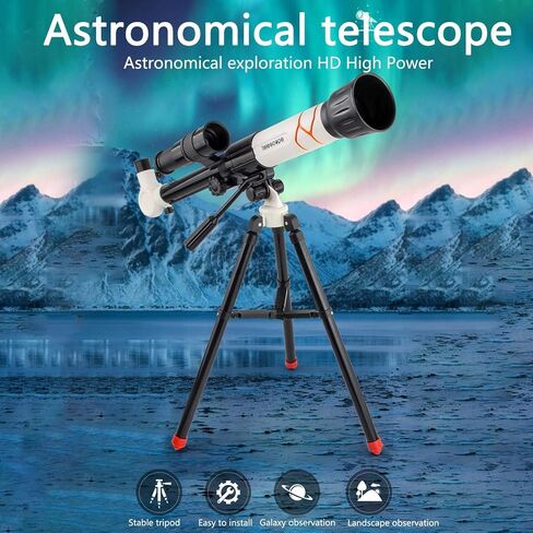Monoculars for Adults High Power, Astronomical Telescope 20-40 Educational Science Refractor Monocular Space Telescope Refractor with and Tripod for Kids Beginners and Astronomy Binoculars in Saudi Arabia