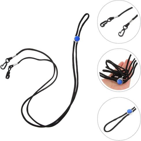 VANZACK Mitten Clips Elastic Glove Clip Gloves Suspender Clip Adjustable Winter Hat Clips Children Mitten Holder String Attachment Straps Connectors Nylon Holder Black in Saudi Arabia