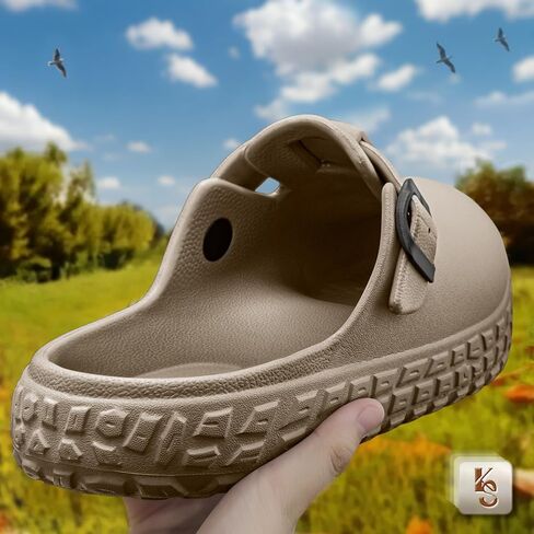 KEMISANT Men Clogs,EVA Mules Sandals Nurse Garden Shoes Unisex Arch Supportive Adjustable Fit Unslip Lightweight in Saudi Arabia