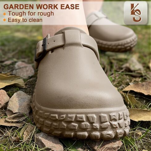 KEMISANT Men Clogs,EVA Mules Sandals Nurse Garden Shoes Unisex Arch Supportive Adjustable Fit Unslip Lightweight in Saudi Arabia