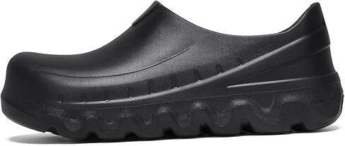 Slip-Resistant Work Clogs, Non-Slip Kitchen Shoes, Waterproof Black in Saudi Arabia