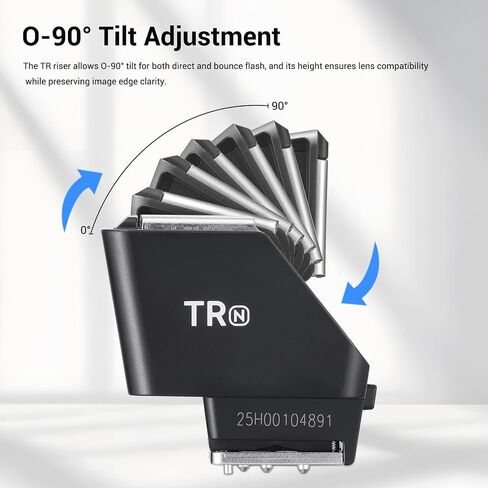 Godox TR-N TTL Flash Shoe Extension Bracket for Nikon, Universal Mount for Godox iT30Pro iT20 iT22 IM20 IM22 IM30 with 0-90° Tilt, Solve Harsh Light for Under 300g Mini Flash in Saudi Arabia
