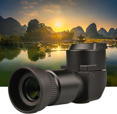 Camera Viewfinder 1.250X- 2.50X Magnification Right Angled Viewfinder with 10Pcs Mounting Adapter for Camera Accessories in Saudi Arabia