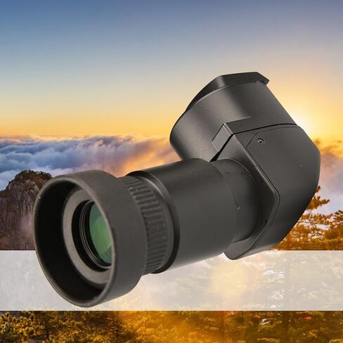 Camera Viewfinder 1.250X- 2.50X Magnification Right Angled Viewfinder with 10Pcs Mounting Adapter for Camera Accessories in Saudi Arabia