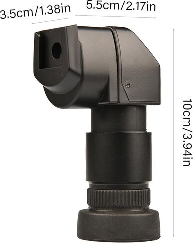 Camera Viewfinder 1.250X- 2.50X Magnification Right Angled Viewfinder with 10Pcs Mounting Adapter for Camera Accessories in Saudi Arabia