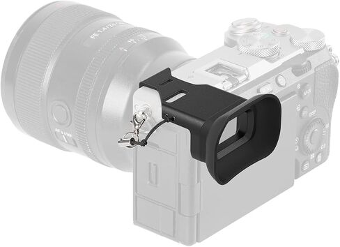 Soft Silicone Viewfinder for A7C II A7CR Camera Enhances Stability Comfort with Anti Loss Lanyard in Saudi Arabia