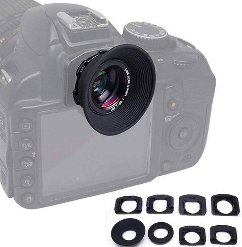 مكبر عدسة عدسة العين Mcoplus تكبير 1.08x-1.60x لكاميرات Canon EF EOS 5D Mark II 5DIII 300D 350D 400D 450D 500D 550D 600D T3i in Kuwait