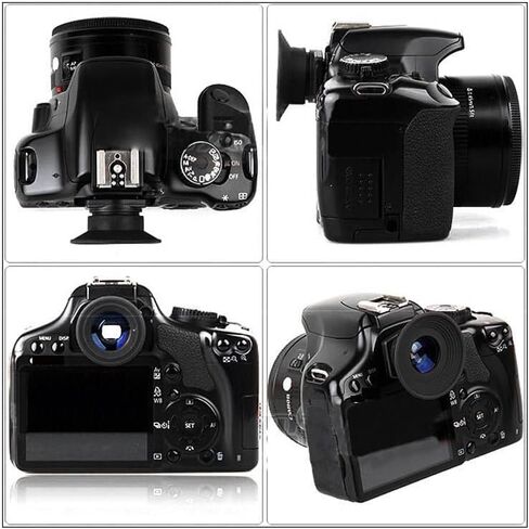 مكبر عدسة عدسة العين Mcoplus تكبير 1.08x-1.60x لكاميرات Canon EF EOS 5D Mark II 5DIII 300D 350D 400D 450D 500D 550D 600D T3i in Kuwait