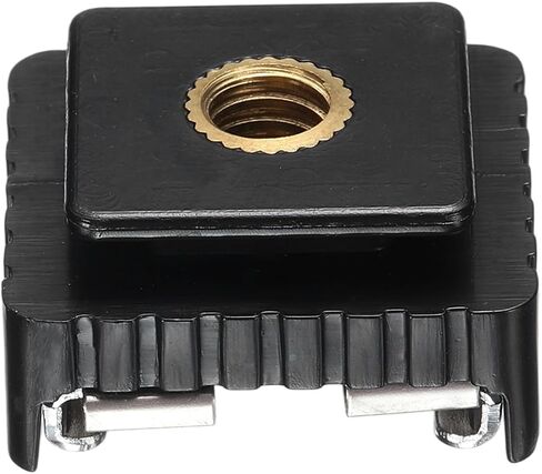 PATIKIL Hot Shoe Adapter 1/4" Male, 1 Pcs Hot Shoe Mount Adapter Camera Mount Screw Camera Video Light Converter for Microphone Holder Accessories 0.59x0.91x0.87 Inch in Saudi Arabia