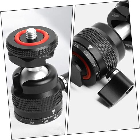 Swivel Ball Head Tripod Accessory Portable Mini Spherical Head for Camera Fill Light Mount for Photography Enthusiasts in Saudi Arabia