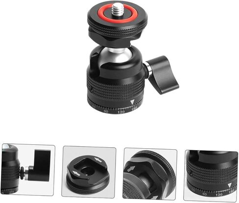 Swivel Ball Head Tripod Accessory Portable Mini Spherical Head for Camera Fill Light Mount for Photography Enthusiasts in Saudi Arabia