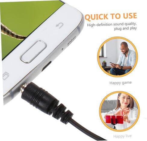 VANZACK 3 قطع من ميكروفونات Lavalier لتسجيل الصوت، تصميم احترافي لبث المقابلات ومدونات الفيديو المتوافقة مع كاميرات Gimbal in Kuwait