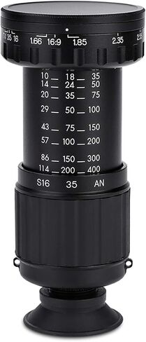 VD11X Micro Director HD Viewfinder Scene Viewer Multi Coated Optical Glass 11X Magnification High Definition Durable Telescopic Design for Film TV Photography Black in Saudi Arabia