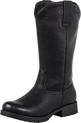 SheSole Extra Wide Calf Cowgirl Boots Fits 15"-19" Calf - Easy Pull-On with Hidden Stretch Panel | Western Design for Ranch Dancing, Cowboy-Chic Round Toe & Slip-Resistant Sole in Saudi Arabia