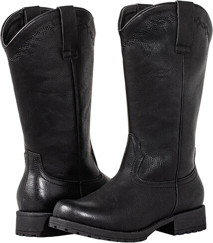 SheSole Extra Wide Calf Cowgirl Boots Fits 15"-19" Calf - Easy Pull-On with Hidden Stretch Panel | Western Design for Ranch Dancing, Cowboy-Chic Round Toe & Slip-Resistant Sole in Saudi Arabia
