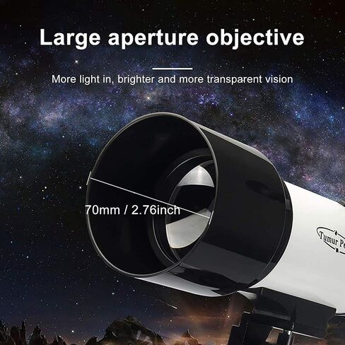 Telescope for Adults, Telescope for– & Tripod Monocular 14X 60 X Astronomical 70mm Refractor Kit,with Tabletop Tripod Finder Educational Toy forBinoculars in Saudi Arabia