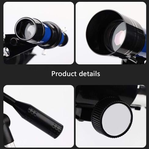 Telescope for Adults, Astronomical Telescope 300mm Focal Length 70mm Aperture Refractor Monocular Telescope 175X Lens with Tripod Moon Filter Stargazing Binoculars in Saudi Arabia