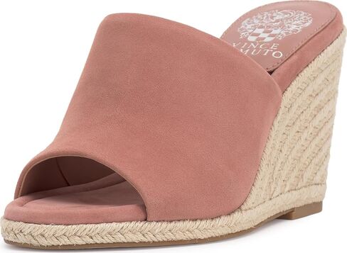 صندل Fayla نسائي من Vince Camuto، جلد سويدي وردي فاتح داكن، 9 in Kuwait