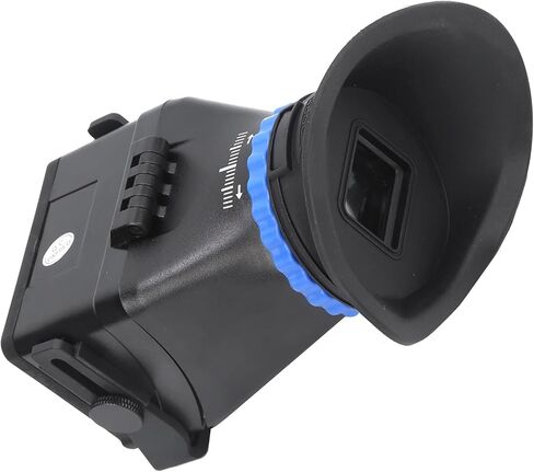 Keenso Camera Camcorder Viewfinder with 3X Magnification for 3in/3.2in Screen, LCD Viewfinder Displays Original Picture Clearly - Comfortable Rubber Patch Touch for Video - Black in Saudi Arabia