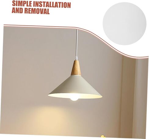 Yardwe 2Pcs Heat Resistant Lampshade Diffuser for Room Eye Protection Ceiling Light Cover Easy Installation Downlight Diffusion Plates Off in Saudi Arabia