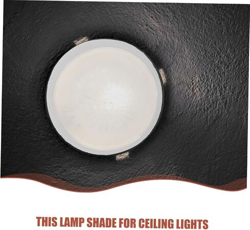 Yardwe 2Pcs Heat Resistant Lampshade Diffuser for Room Eye Protection Ceiling Light Cover Easy Installation Downlight Diffusion Plates Off in Saudi Arabia