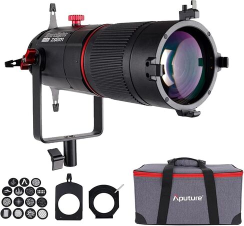 عدسة عرض دقيقة تكبير صغيرة من Aputure Spotlight لـ Aputure LS 60D/60X LED معدل أضواء تصوير الفيديو 15°~30° 2X Zoom Gobos in Saudi Arabia