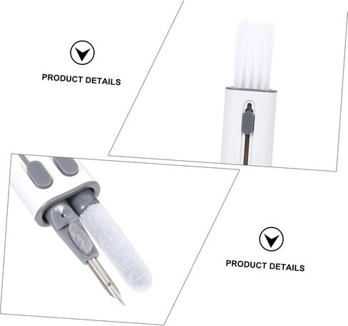 مجموعة فرش تنظيف سماعات الأذن 5 في 1 أداة تنظيف إلكترونيات Keycap Puller لسماعات الرأس المتوافقة مع سماعات الأذن ولوحات المفاتيح للاستخدام in Kuwait