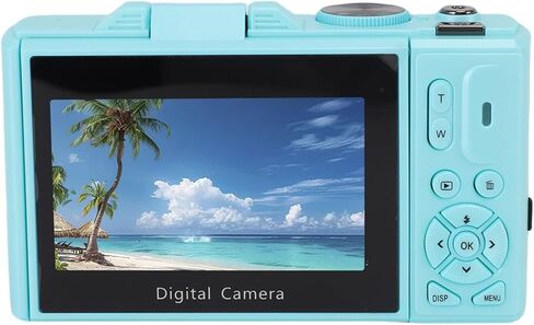 Tangxi 5K Digital Camera, 75MP Mirrorless Camera with 3 Inch Flip Screen and WiFi, 18X Digital Zoom with 3 Inch Flip Screen for Photography Travel in Saudi Arabia