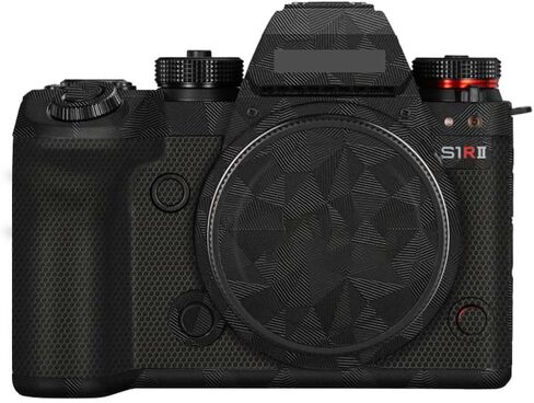 SIR II S1RM2 Camera Skin Wrap Anti-Scratch Sticker Coat Vinly Protective Film Body Protector Decals Cover for Panasonic Lumix SIRII S1R Mark II (Contour Black Glossy) in Kuwait