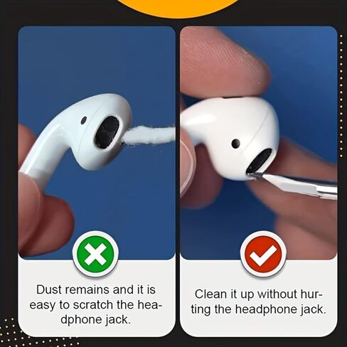 Multi-Functional Cleaning Brush for Earbuds and Charging Case, Double-Head Design, Deep Cleaning Tool for Electronics in Saudi Arabia