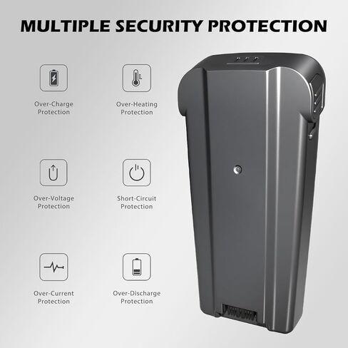 بطارية بديلة من GOXX لمكنسة Bissell PowerClean FurGuard 280 واط ومكنسة PowerClean FurFinder 200 واط، موديل 4141/4143، رمادي in Kuwait