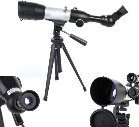 Telescopes for Adults High Magnification Hig,Telescopes Definition Astronomical Monoculars with Tripod and Finder for Adults Beginners,Silver Double The Comfort in Saudi Arabia