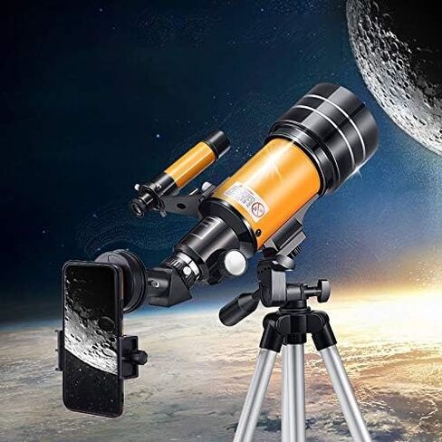 Telescope for Adults, Professional Zoom Astronomical Telescope Outdoor 150X Refraction Deep Space Moon Viewing with Photo Clip Binoculars in Saudi Arabia