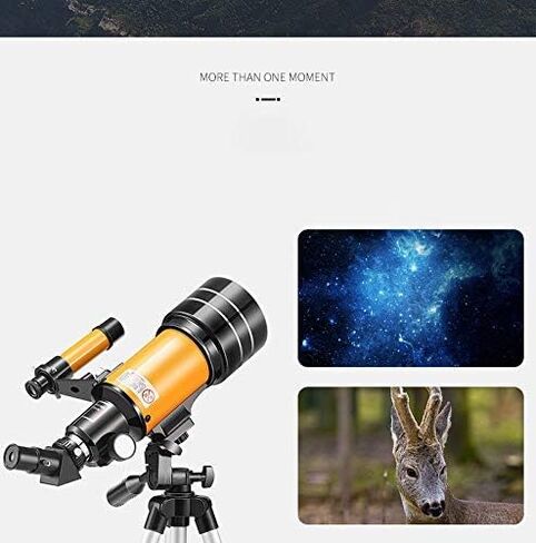 Telescope for Adults, Professional Zoom Astronomical Telescope Outdoor 150X Refraction Deep Space Moon Viewing with Photo Clip Binoculars in Saudi Arabia