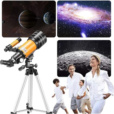 Telescope for Adults, Astronomy Telescope Adults, Professional Astronomical Refracting Telescope, with Tripod, Astronomy Beginners s Binoculars in Saudi Arabia