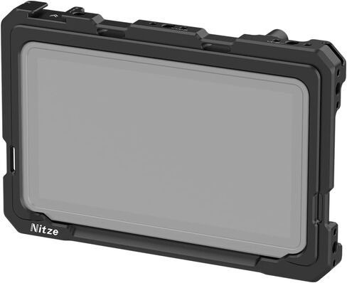 Nitze Cage for Atomos Shinobi II/Shinobi GO Monitor, with Built-in Cold Shoe and NATO Rail - JT-A07A in Saudi Arabia
