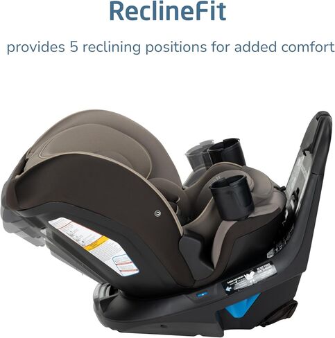 Maxi-Cosi Andi 360 Rotating All-in-One Baby Convertible Car Seat, Rear-Facing, Forward Facing Car Seat, Infant Toddler Booster, Easy Rotation, Tension System, Harness Adjust, Truffle in Saudi Arabia