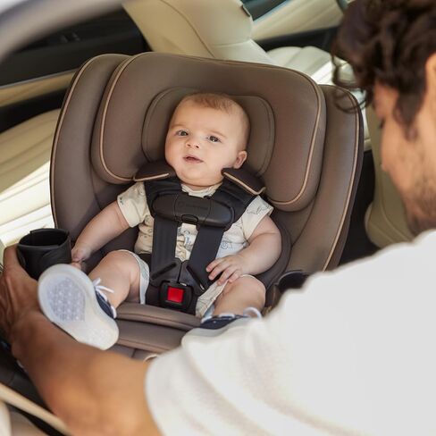 Maxi-Cosi Andi 360 Rotating All-in-One Baby Convertible Car Seat, Rear-Facing, Forward Facing Car Seat, Infant Toddler Booster, Easy Rotation, Tension System, Harness Adjust, Truffle in Saudi Arabia