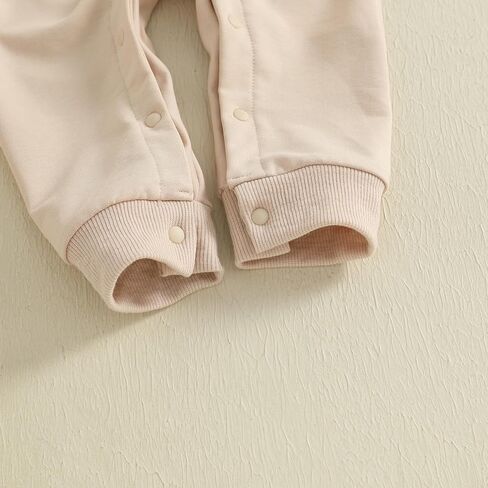 Newborn Baby Boy Football Outfit Letter Embroidery Long Sleeve Romper Jumpsuit One Piece Clothes Fall in Kuwait