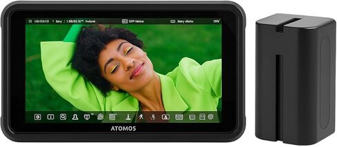 شاشة Atomos Shinobi II HDMI 4K مع شاشة لمس HDR وبطارية 5200 مللي أمبير في الساعة in Saudi Arabia