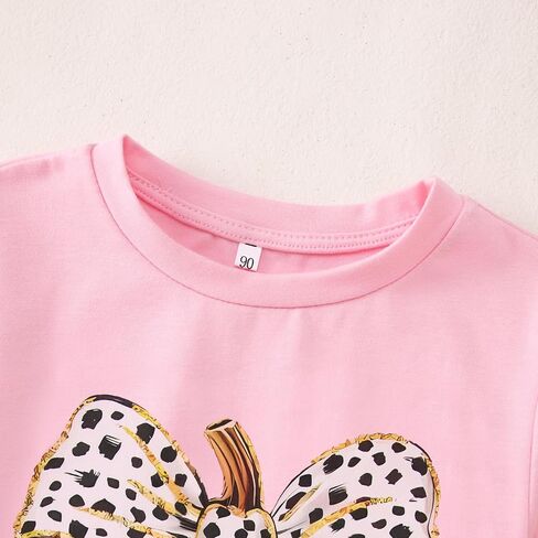 Toddler Pumpkin Halloween Tshirt Baby Boy Girl Gold Glitter Pumpkin Tee Short Sleeve Spooky Season Top Kids in Saudi Arabia
