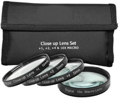 Complete 72mm Lens Kit For The Nikon D7000, D7100 Digital SLR Cameras: Includes: 4 Piece Macro Lens Kit, 3 Piece Filter Kit, 0.45x Wide Angle Lens, 2x Telephoto Lens, Cleaning Kit and more... in Saudi Arabia