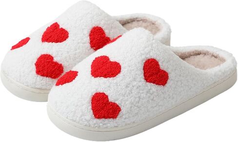 Comfy Slippers For Women Men，Ladies Retro Memory Foam Cute Cartoon Plush Fluffy Warm Bedroom Slippers,indoor Outdoor House Shoes in Saudi Arabia