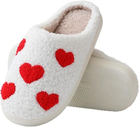 Comfy Slippers For Women Men，Ladies Retro Memory Foam Cute Cartoon Plush Fluffy Warm Bedroom Slippers,indoor Outdoor House Shoes in Saudi Arabia