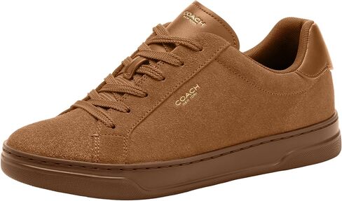 Coach Women's High Line Sneaker in Suede in Saudi Arabia