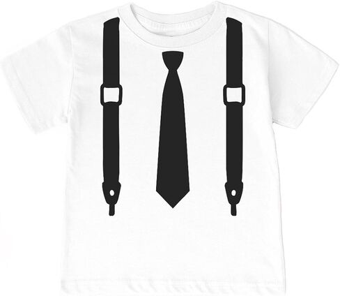 Mock Tie and Suspenders Infant/Toddler/Youth T-Shirt in Saudi Arabia
